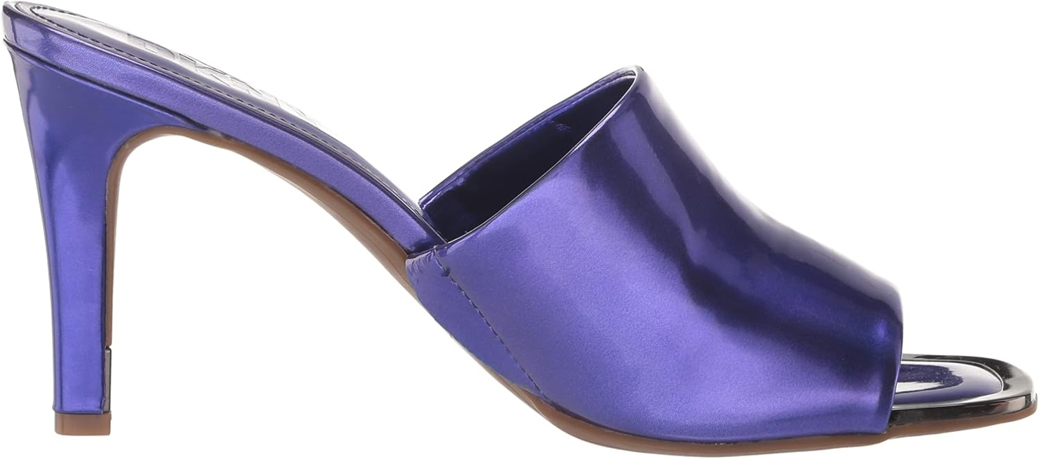 image:imageDKNY Womens Bronx Open Toe Mule HeelsPurple Moon