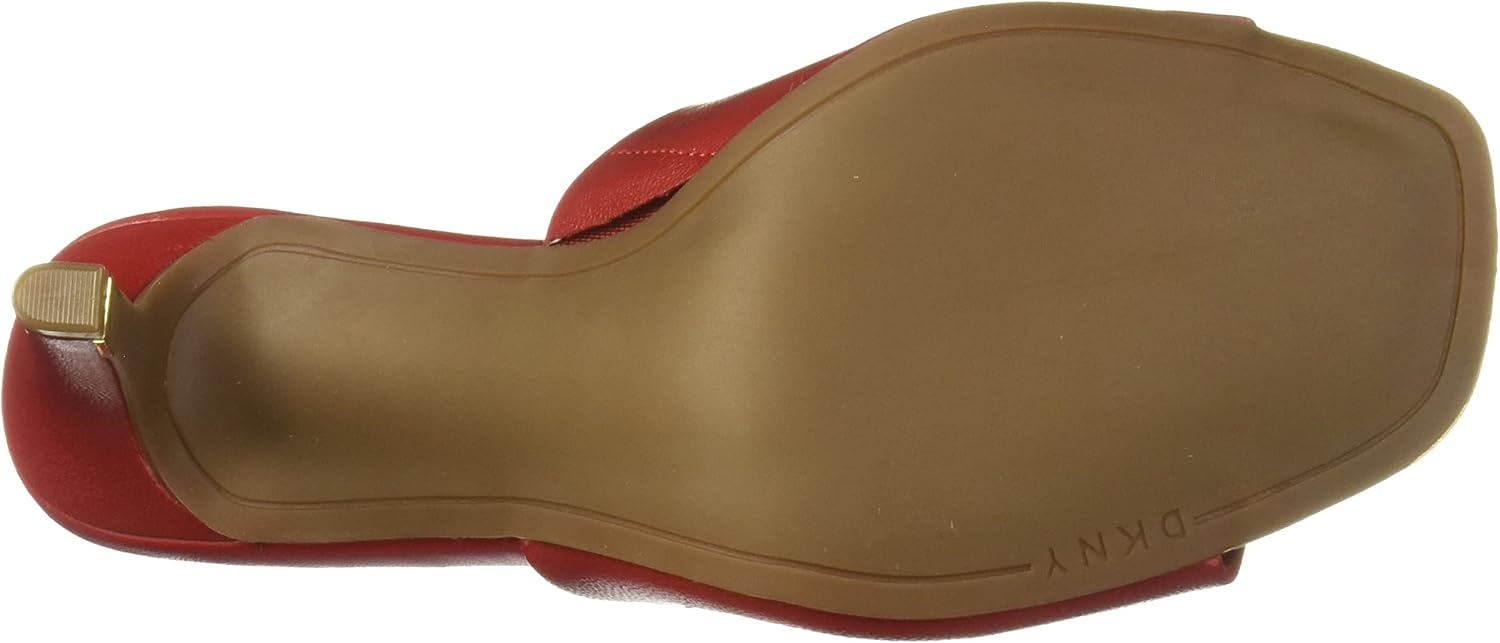 image:imageDKNY Womens Bronx Open Toe Mule HeelsRed