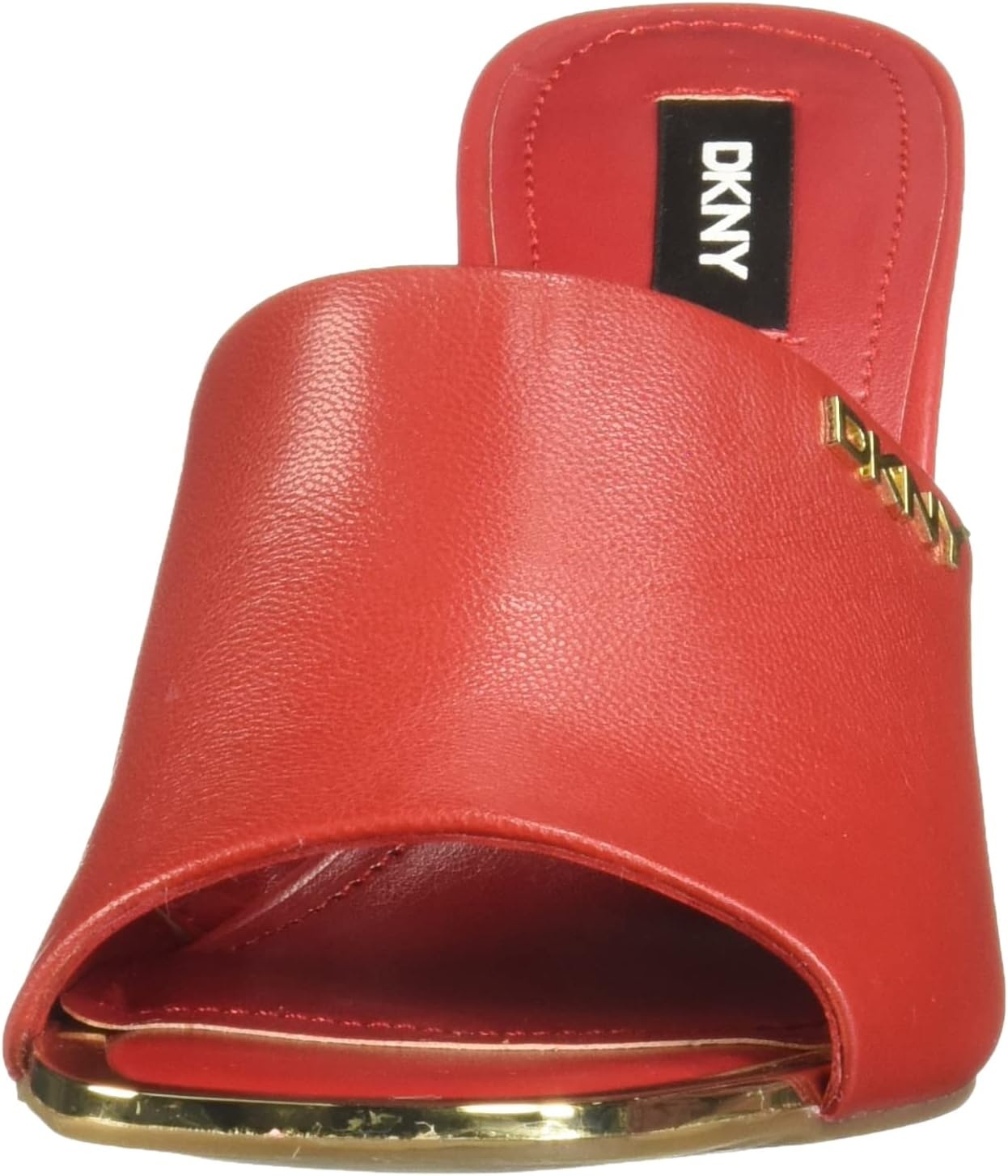 image:imageDKNY Womens Bronx Open Toe Mule HeelsRed