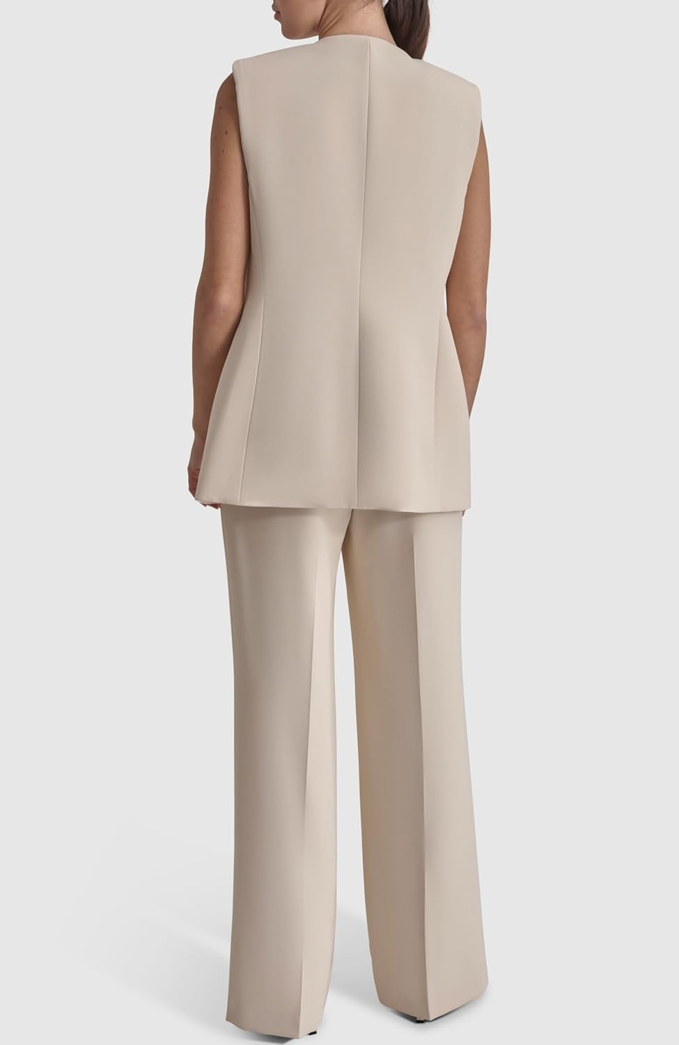 image:imageDKNY Womens Business Casual Suit VestParchment