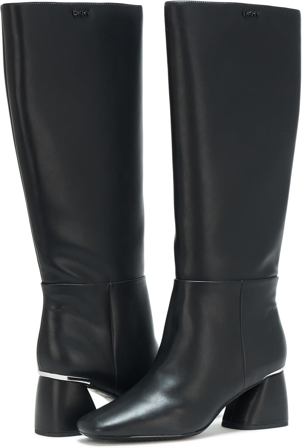 image:imageDKNY Womens Cana Knee High Heeled Riding BootSolid Black