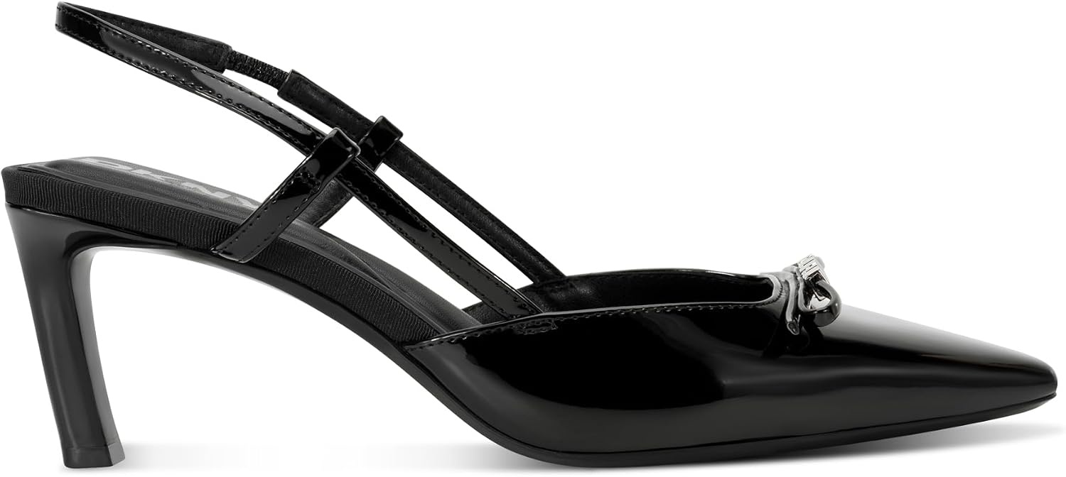 image:imageDKNY Womens Carline Pointed Toe Slingback PumpBlack