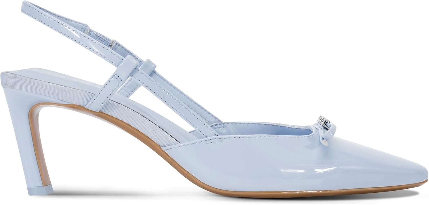 image:imageDKNY Womens Carline Pointed Toe Slingback PumpCeleste