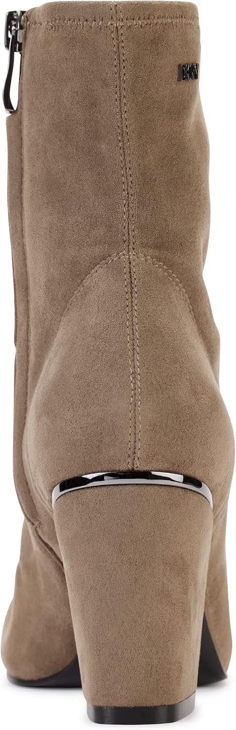 image:imageDKNY Womens Cavale Evening Fashion Bootie With Block HeelLight Military
