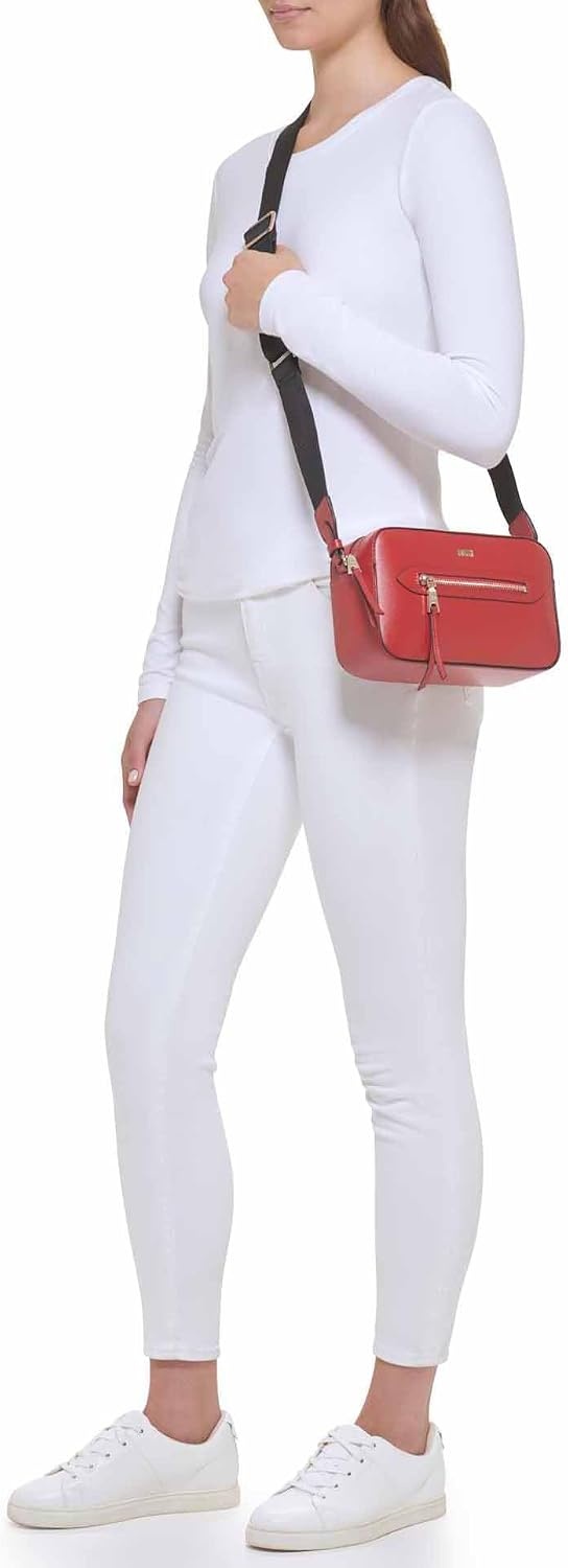 image:imageDKNY Womens Chelsea Camera CrossbodyBright Red