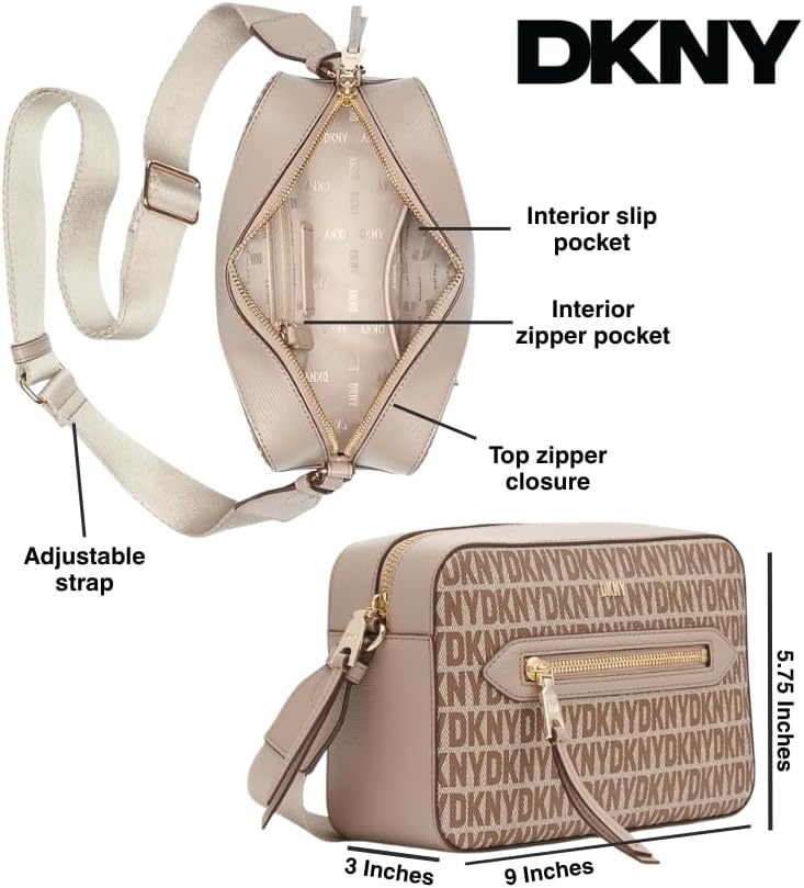 image:imageDKNY Womens Chelsea Camera CrossbodyChinoToffee