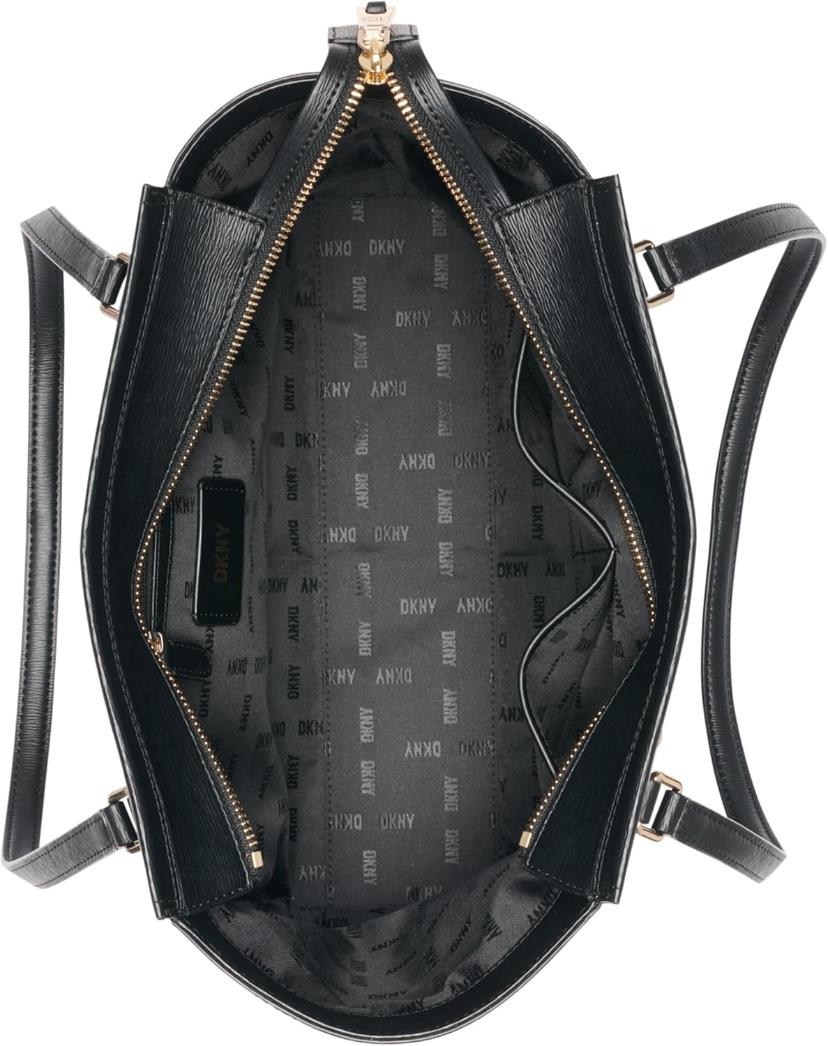 image:imageDKNY Womens Chelsea Medium Tote BagBlackGold