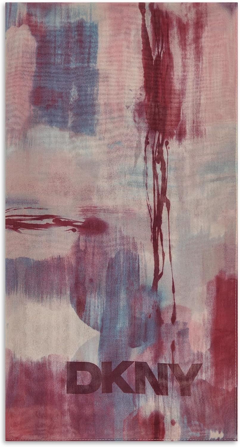 image:imageDKNY Womens Color Blend Chiffon Lightweight ScarfCity Clay