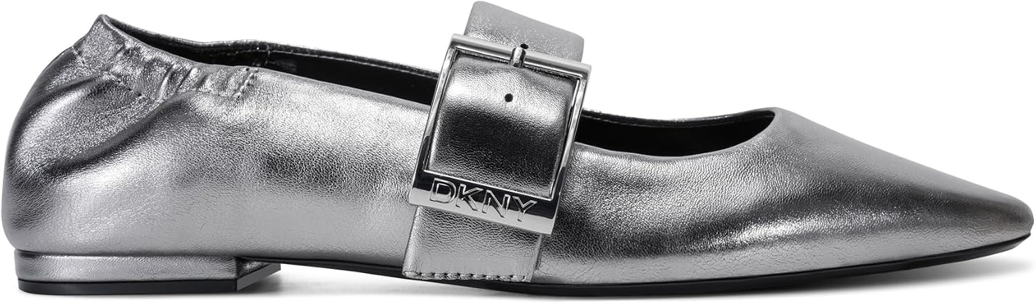 image:imageDKNY Womens Cormic Ballet Flat with BuckleNickel