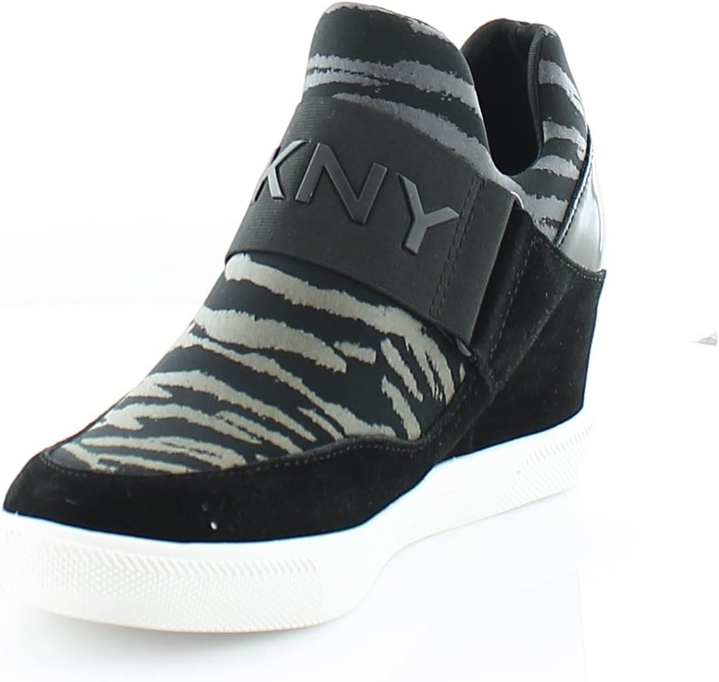 image:imageDKNY Womens Cosmos Wedge SneakersBlack