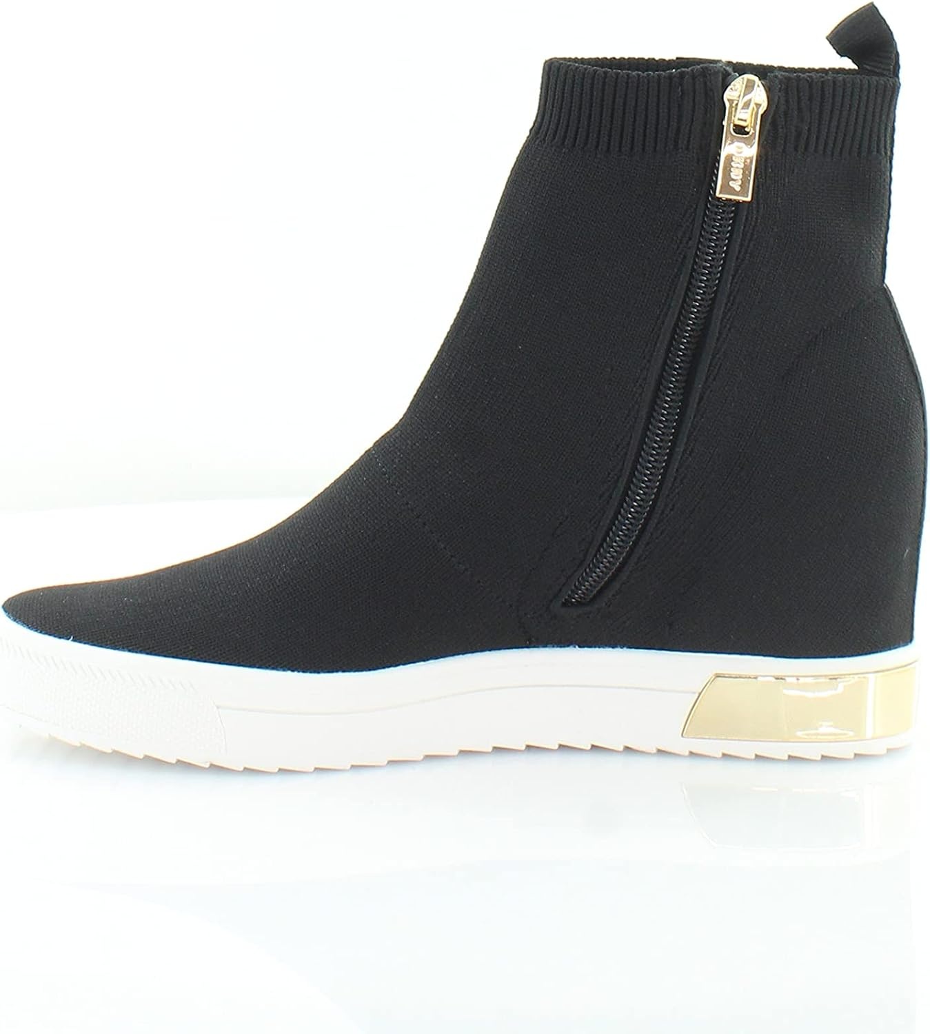 image:imageDKNY Womens Cosmos Wedge SneakersBlackGold Cali