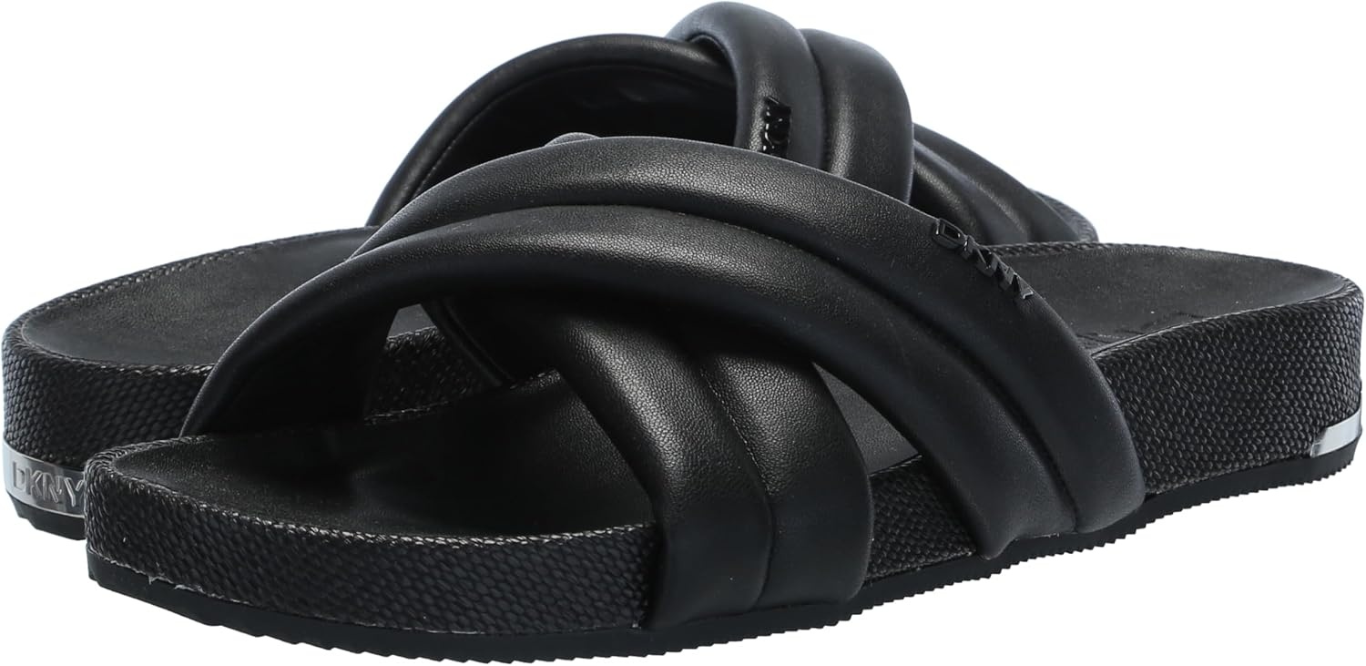 image:imageDKNY Womens Criss Cross Flat SandalBlack