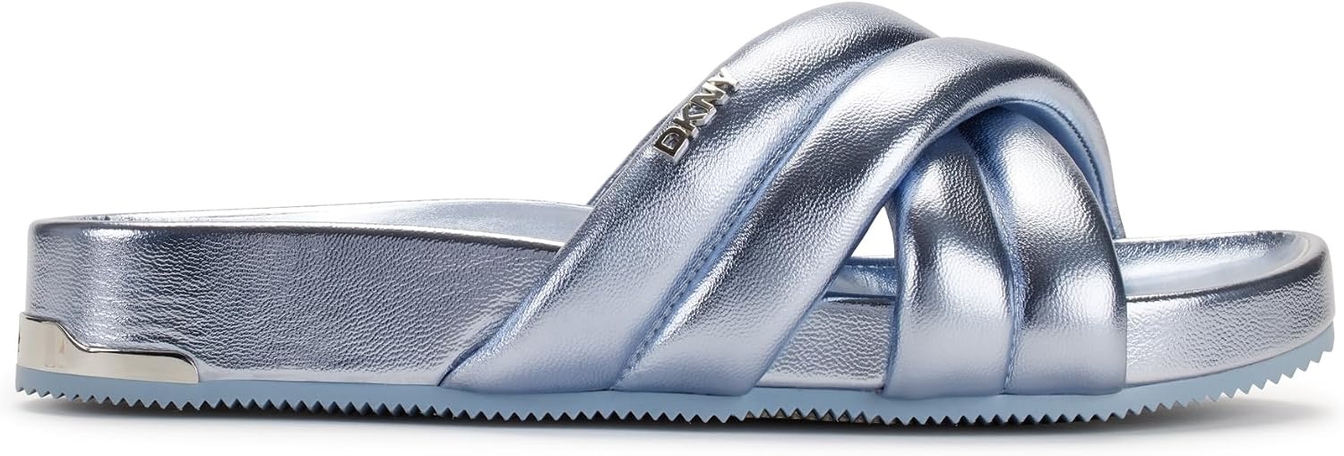 image:imageDKNY Womens Criss Cross Flat SandalCeleste