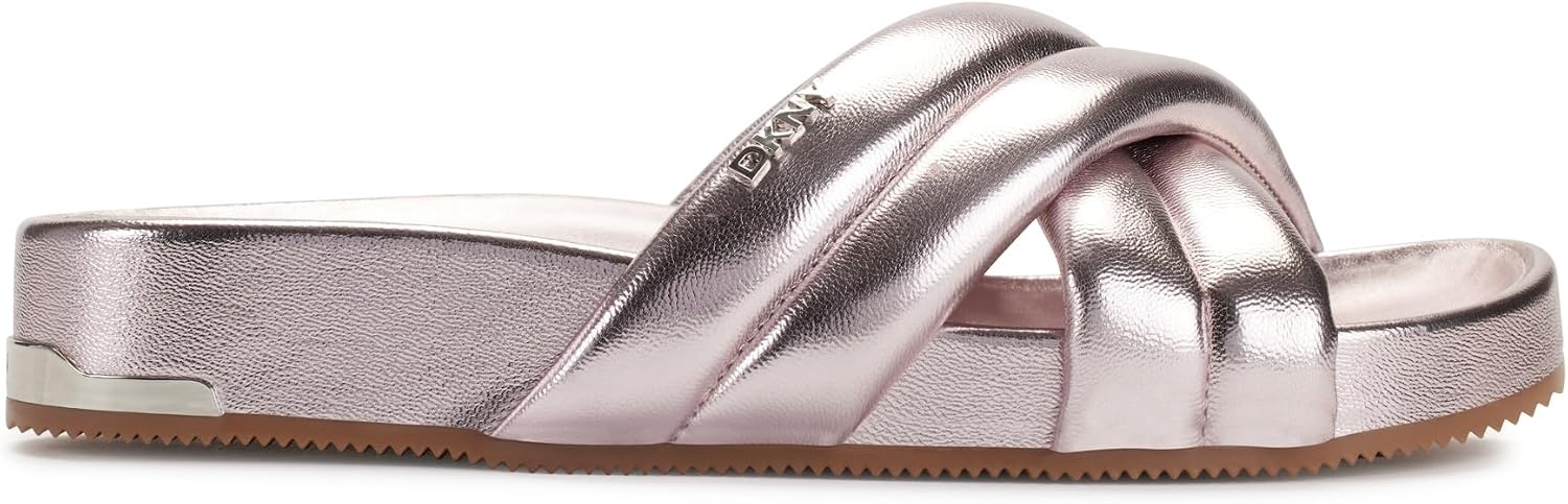 image:imageDKNY Womens Criss Cross Flat SandalDusty Rose