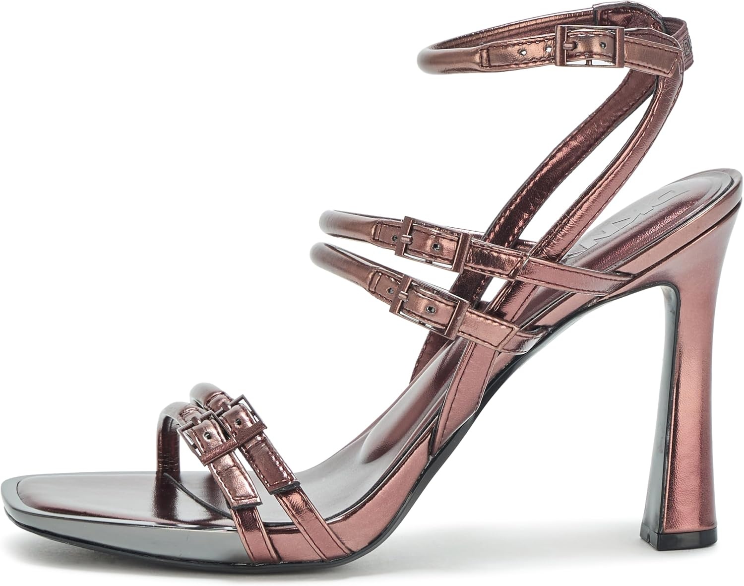 image:imageDKNY Womens Cyril Evening Double Belt Strap Heeled PumpAntique Rose