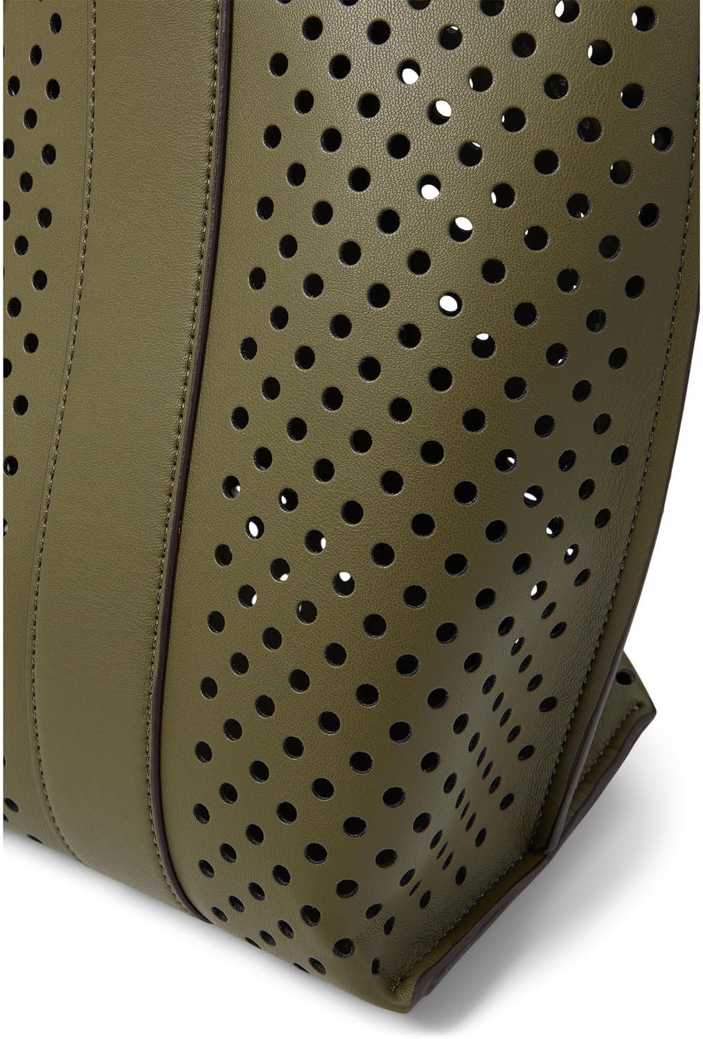 image:imageDKNY Womens Dakota Medium Tote BagMilitary GreenSilver