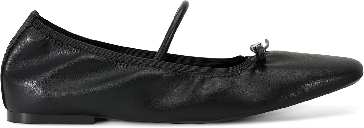 image:imageDKNY Womens Dale Ruched Ballet FlatBlack