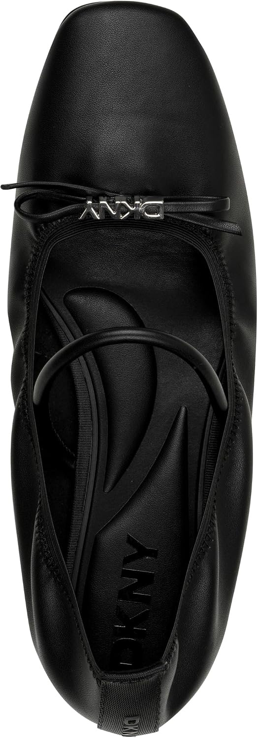 image:imageDKNY Womens Dale Ruched Ballet FlatBlack
