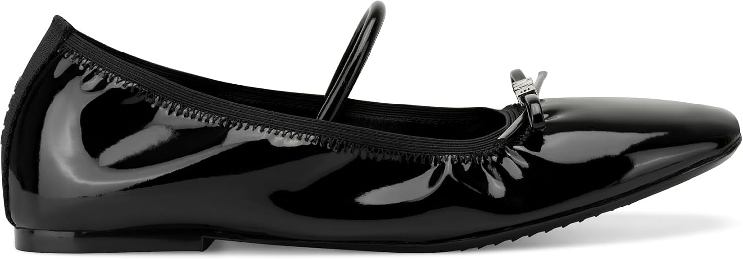 image:imageDKNY Womens Dale Ruched Ballet FlatBlack Patent