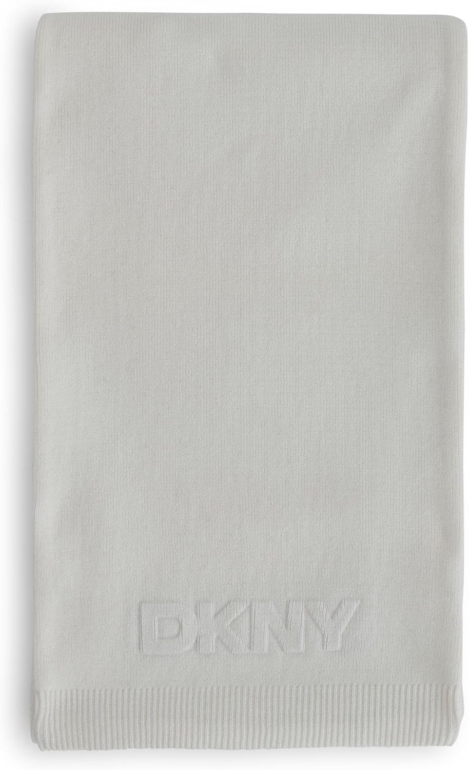 image:imageDKNY Womens Debossed Solid Scarf With LogoIvory
