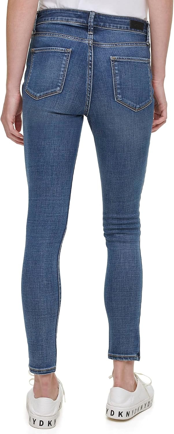 image:imageDKNY Womens Delancey High Rise Skinny JeansDeep Indig