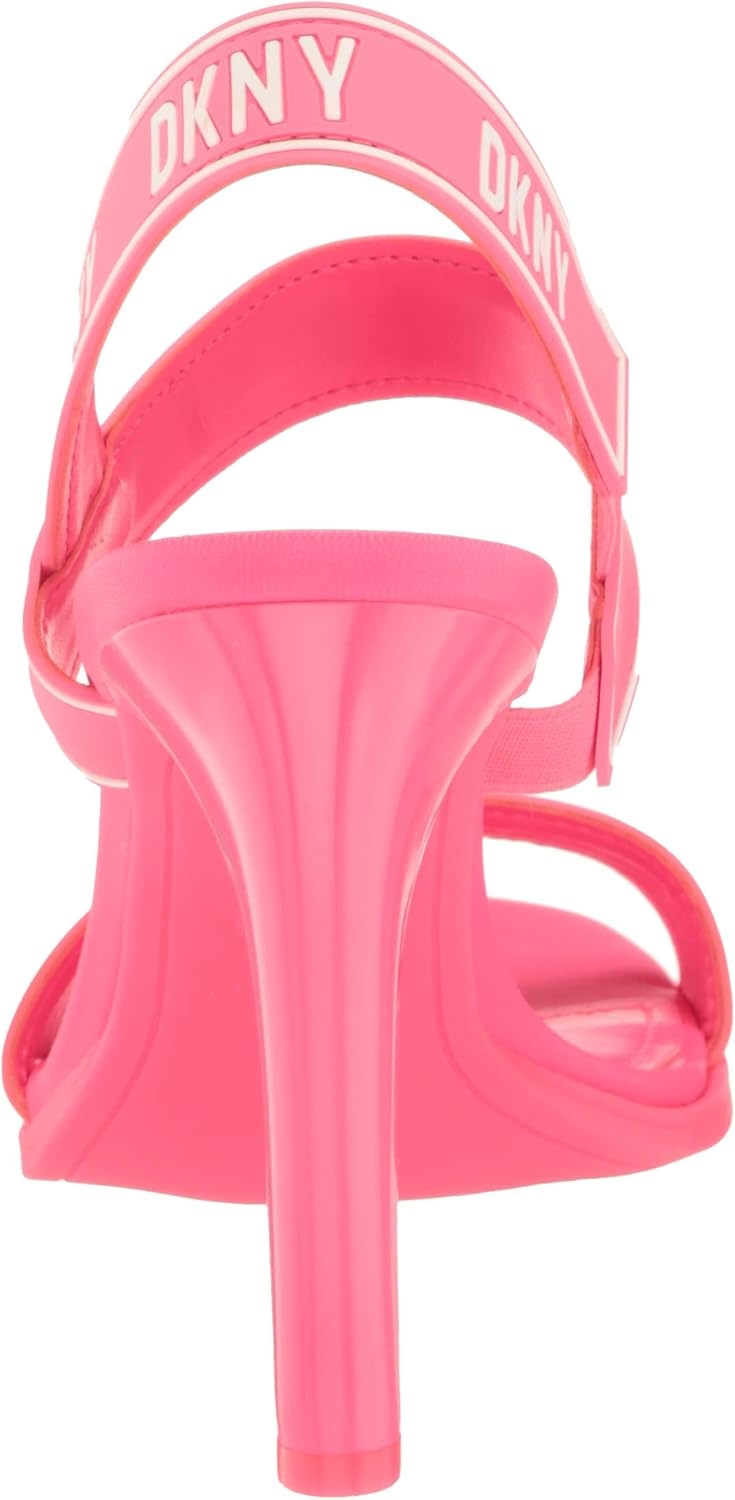 image:imageDKNY Womens Essential CAIMid Open Toe Fashion Pump Heel Sandal HeeledFuschiaWht