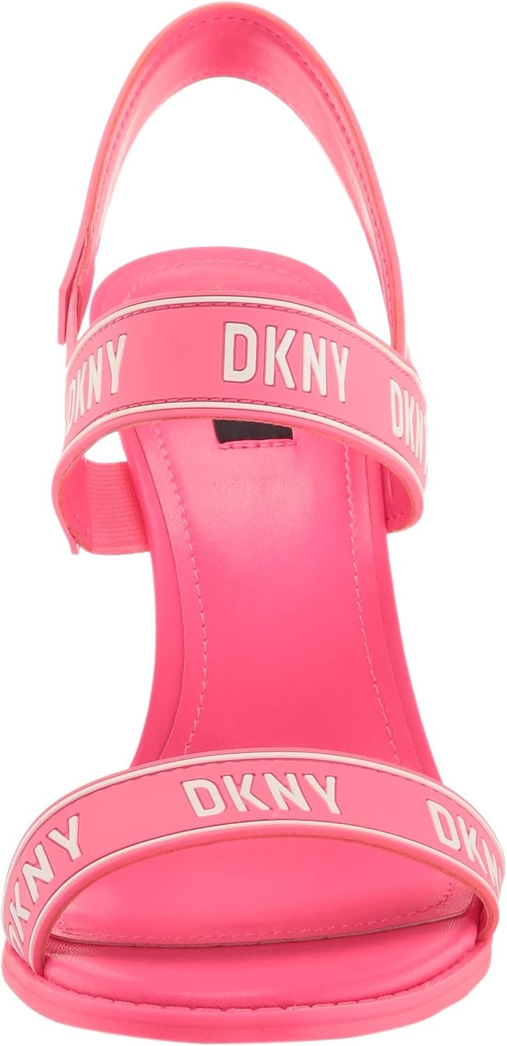 image:imageDKNY Womens Essential CAIMid Open Toe Fashion Pump Heel Sandal HeeledFuschiaWht