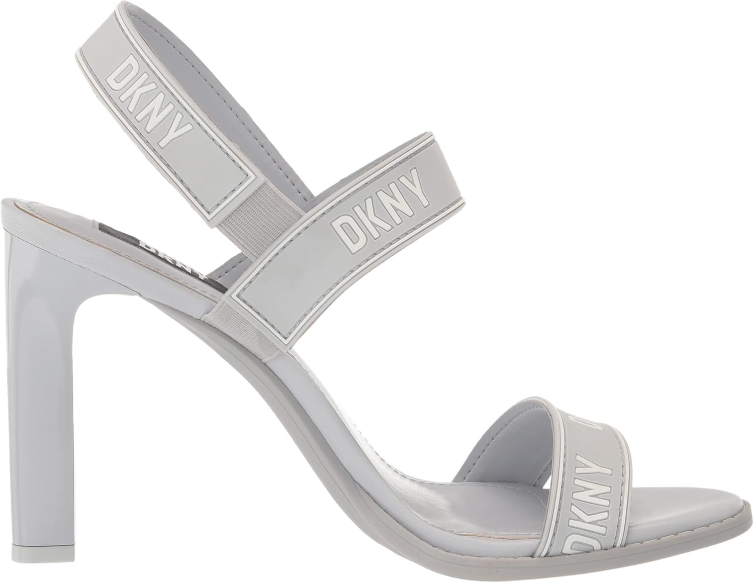 image:imageDKNY Womens Essential CAIMid Open Toe Fashion Pump Heel Sandal HeeledHalogenWhite