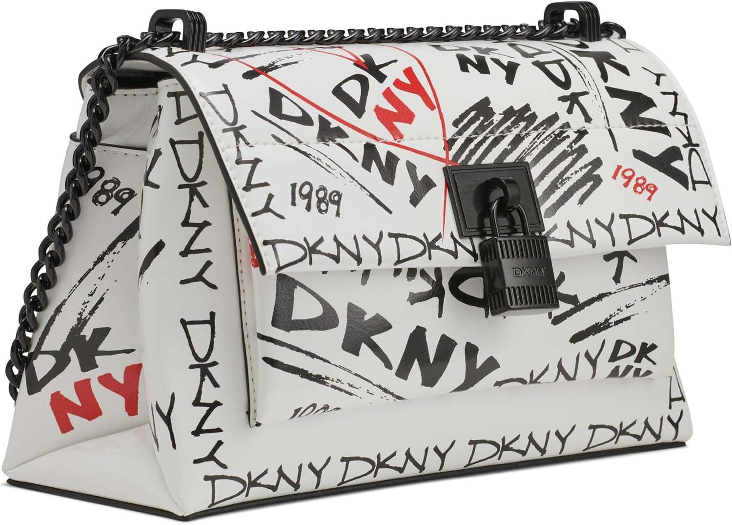 image:imageDKNY Womens Evie Shoulder BagOptic White Combo