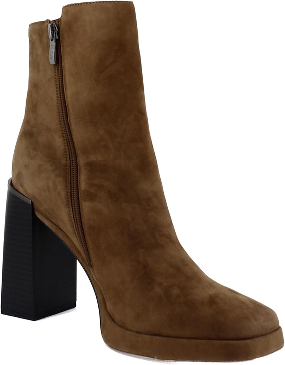 image:imageDKNY Womens Felice Suede Heeled BootieRoasted Pecan