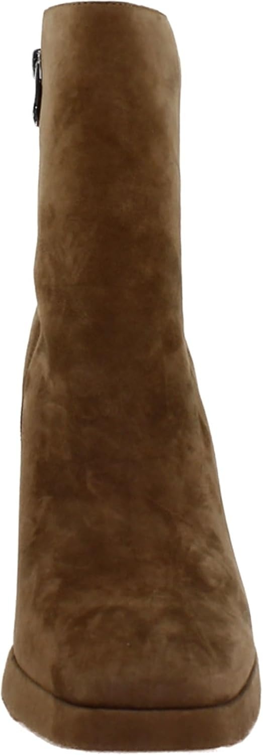 image:imageDKNY Womens Felice Suede Heeled BootieRoasted Pecan