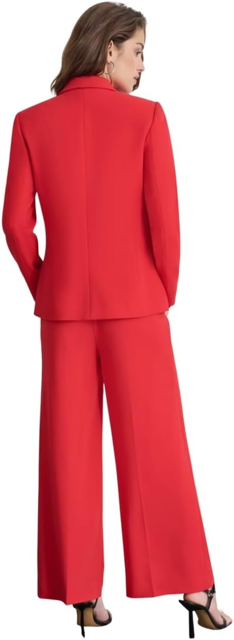 image:imageDKNY Womens Formal Work Wear Long Sleeve Double Breasted JacketRed Light