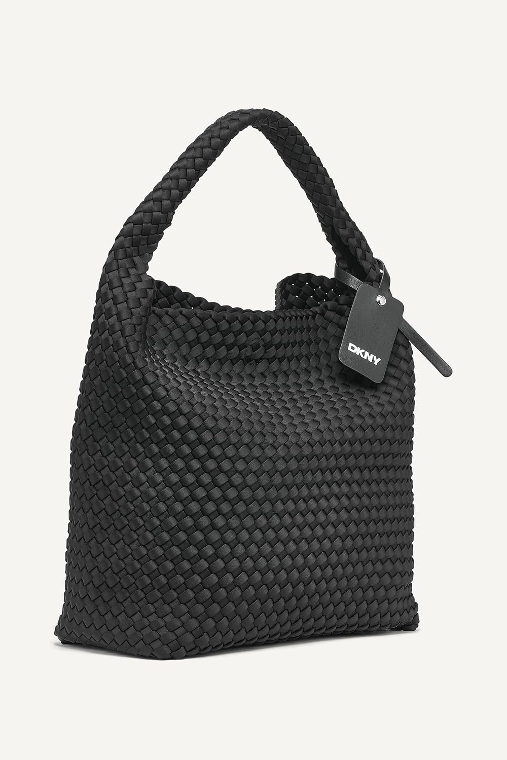 image:imageDKNY Womens Giselle Nylon Tote BagBlackSilver