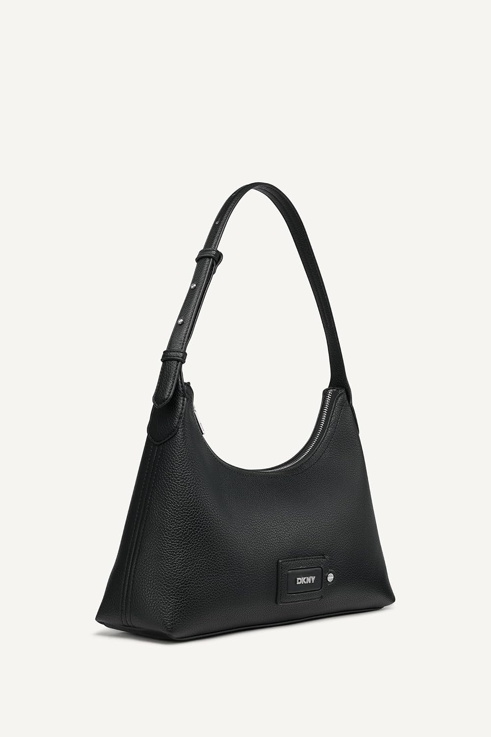 image:imageDKNY Womens Glee Shoulder BagBlackSilver