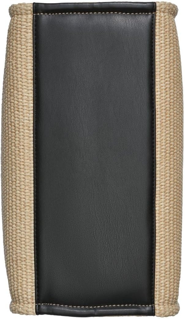 image:imageDKNY Womens Hadlee Medium Canvas Tote BagNaturalBlack