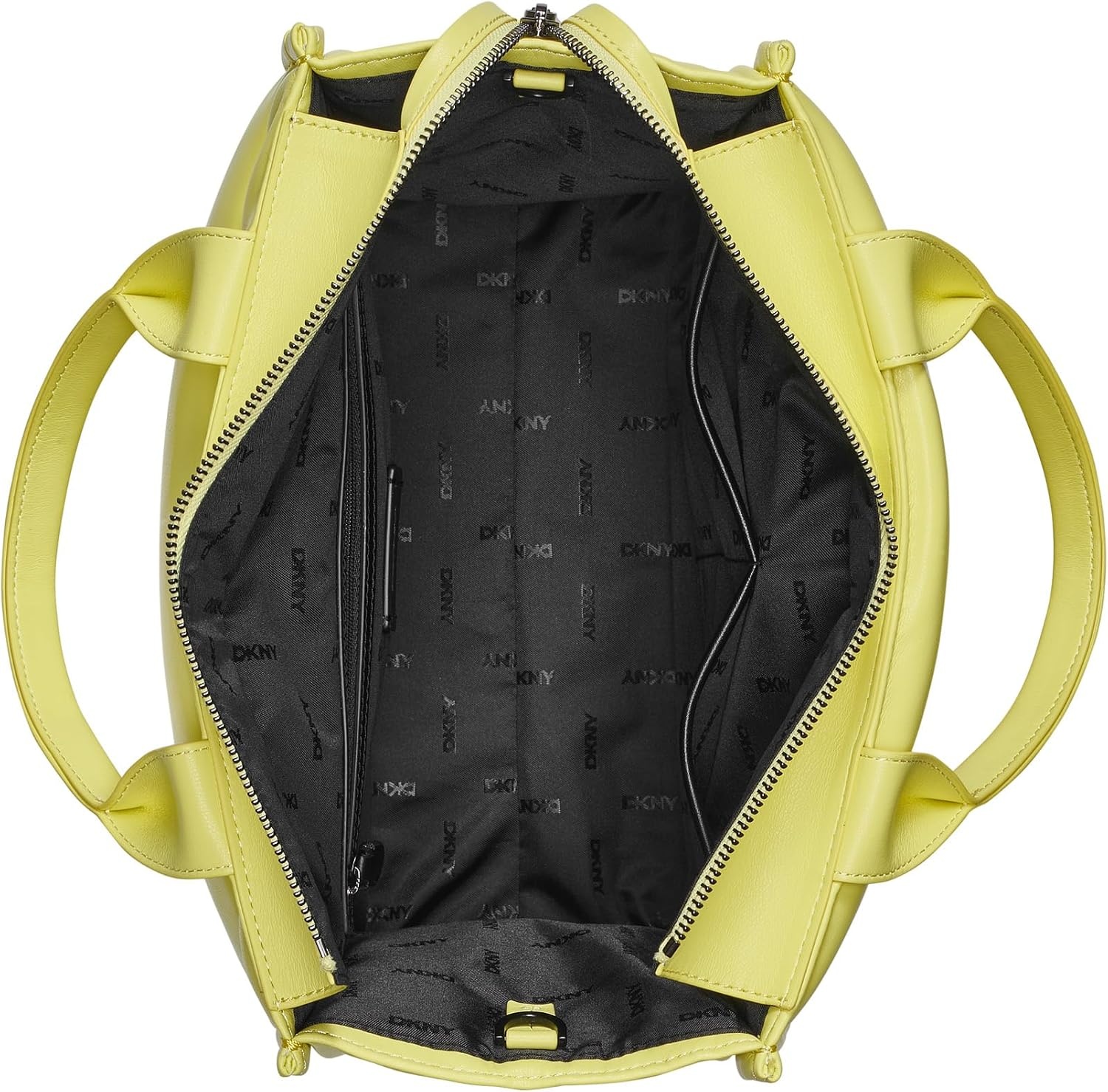 image:imageDKNY Womens Hadlee Medium Faux Leather ToteAcid Yellow