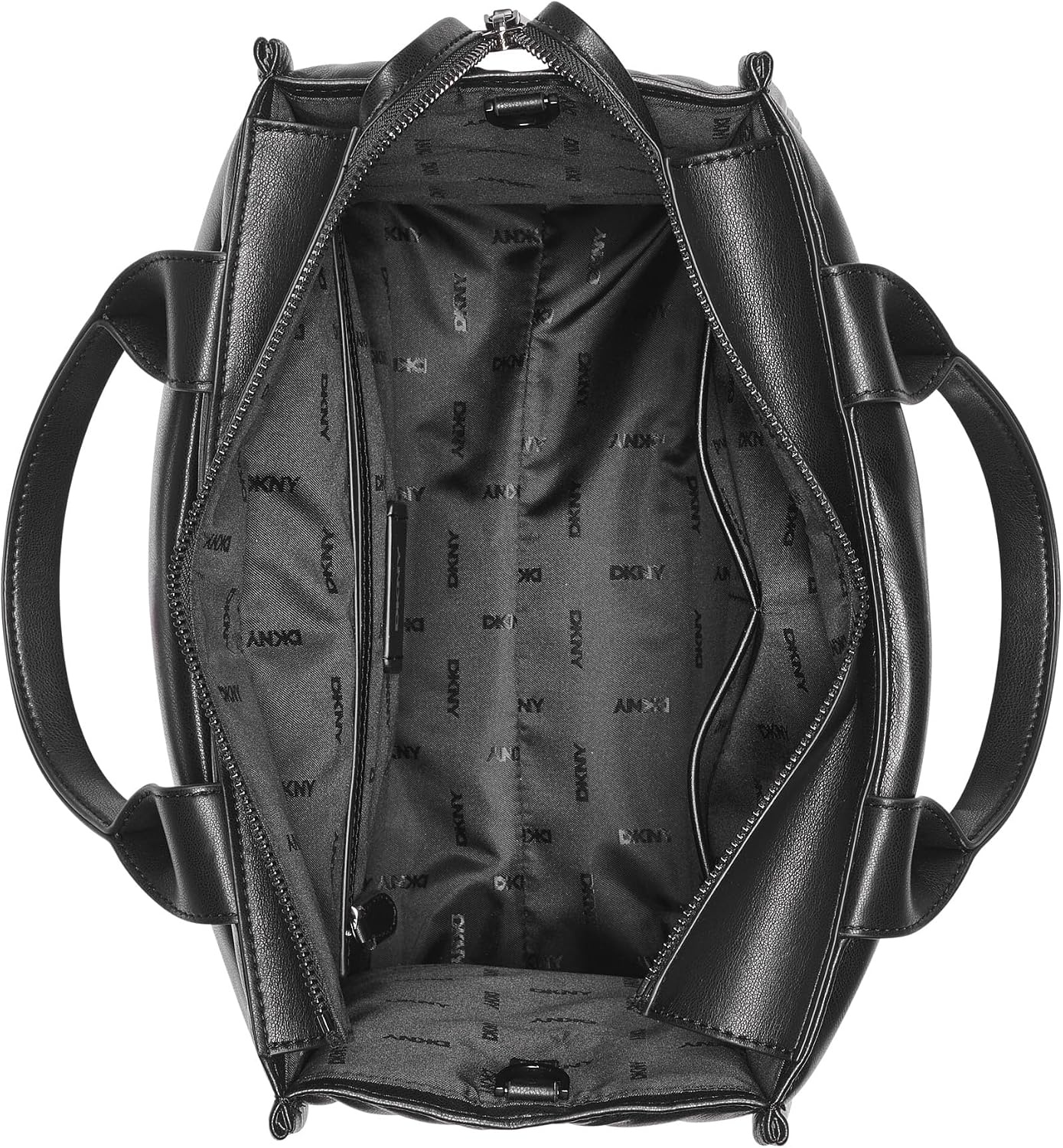 image:imageDKNY Womens Hadlee Medium Faux Leather ToteBlackBlack
