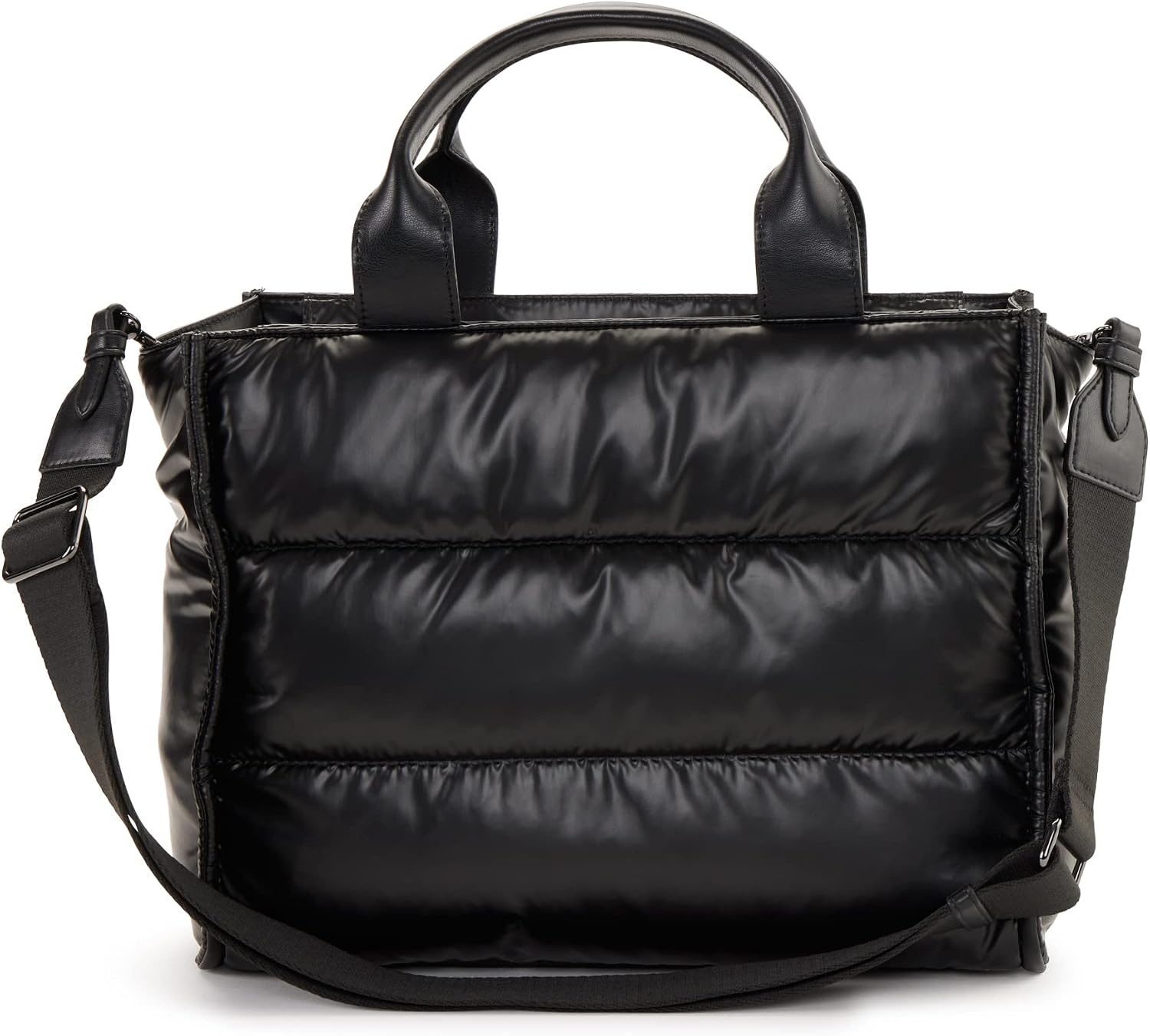 image:imageDKNY Womens Hadlee Medium Faux Leather ToteBlackGunmetal