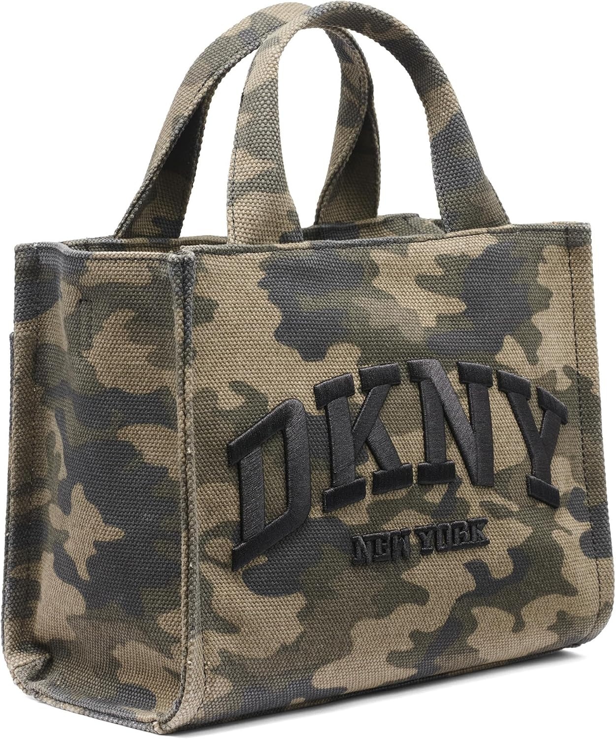 image:imageDKNY Womens Hadlee Small Canvas ToteCamouflage