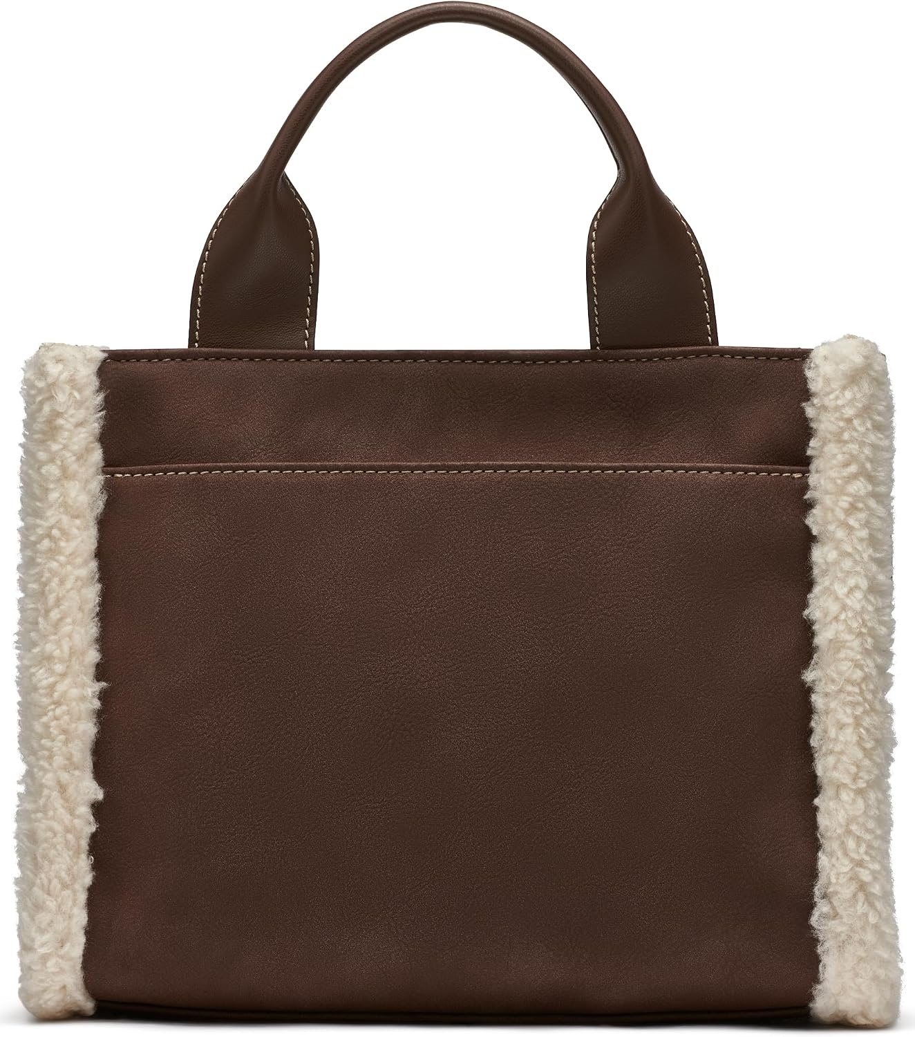 image:imageDKNY Womens Hadlee Small Fur Tote BagChocolate