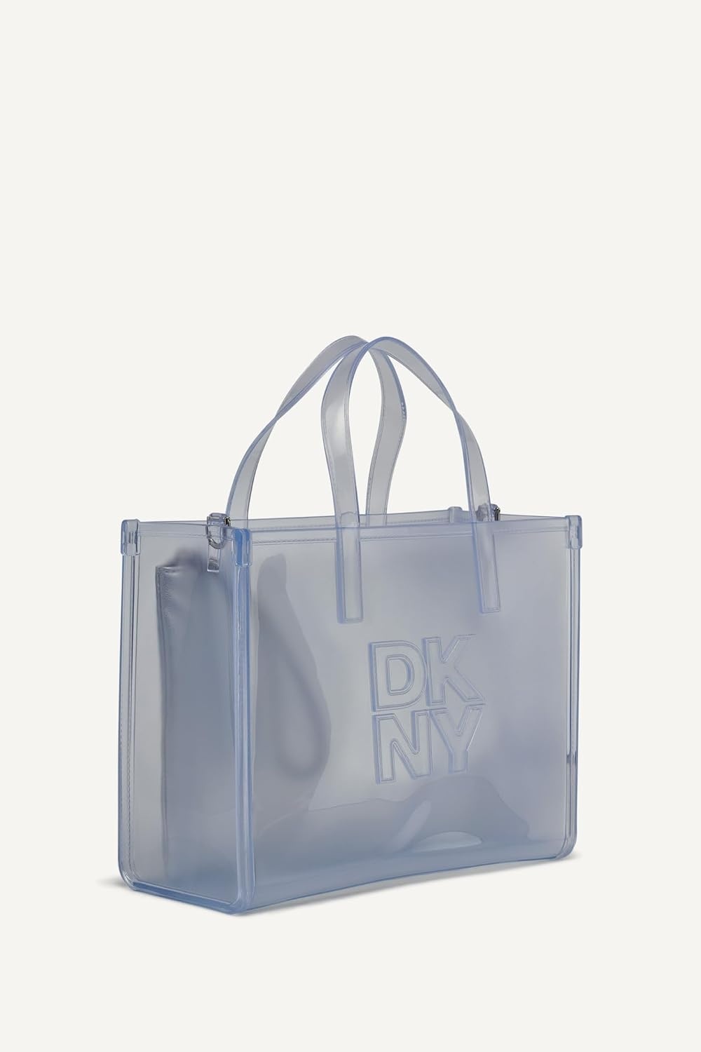 image:imageDKNY Womens Hadlee Small Sheer Tote BagMarshmallow