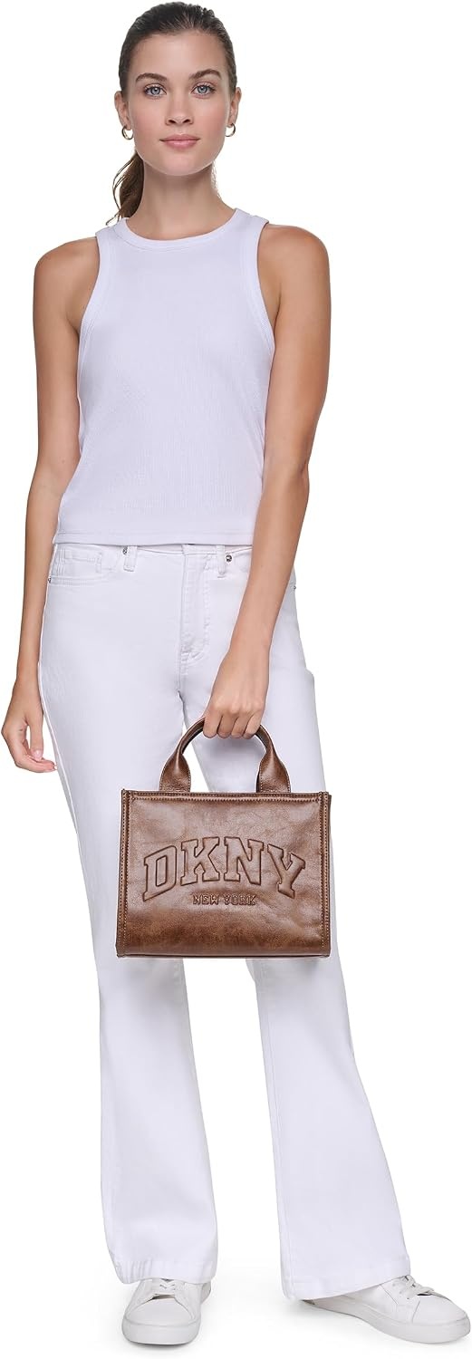image:imageDKNY Womens Hadlee Small Tote BagWalnut