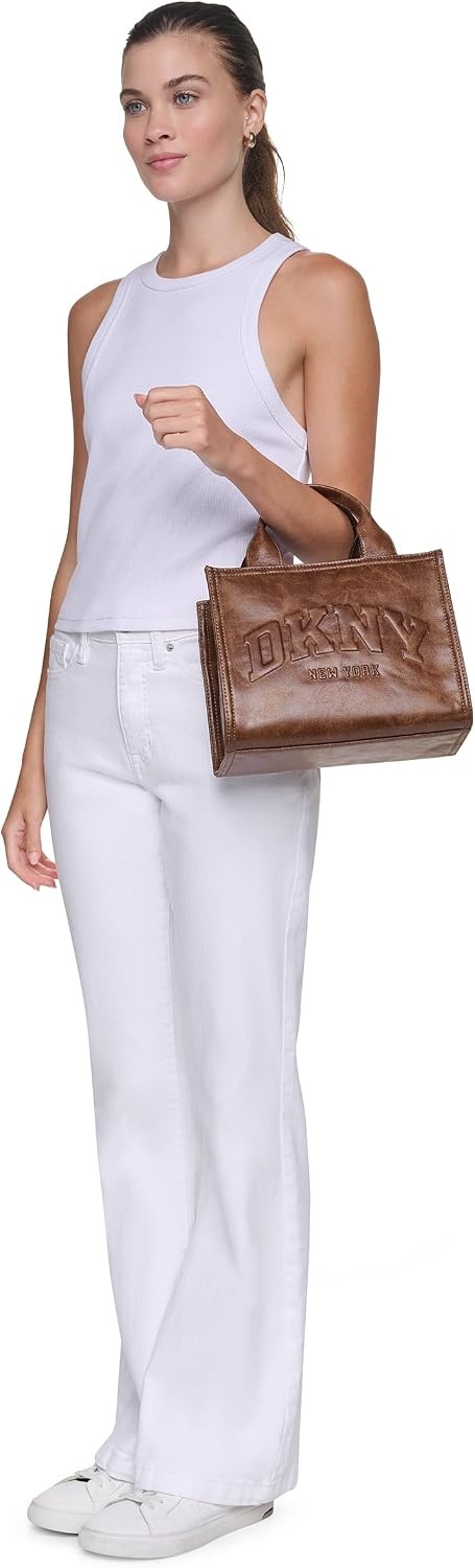 image:imageDKNY Womens Hadlee Small Tote BagWalnut