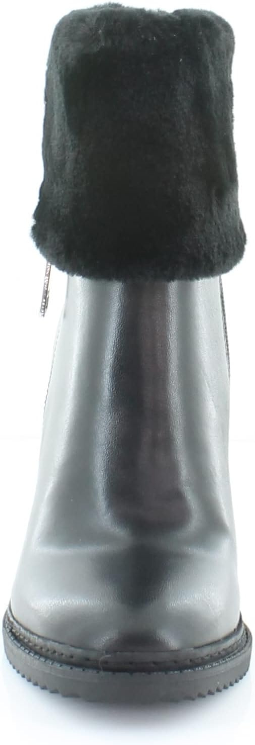 image:imageDKNY Womens High Heel Ankle BootBlack Leather Sonya
