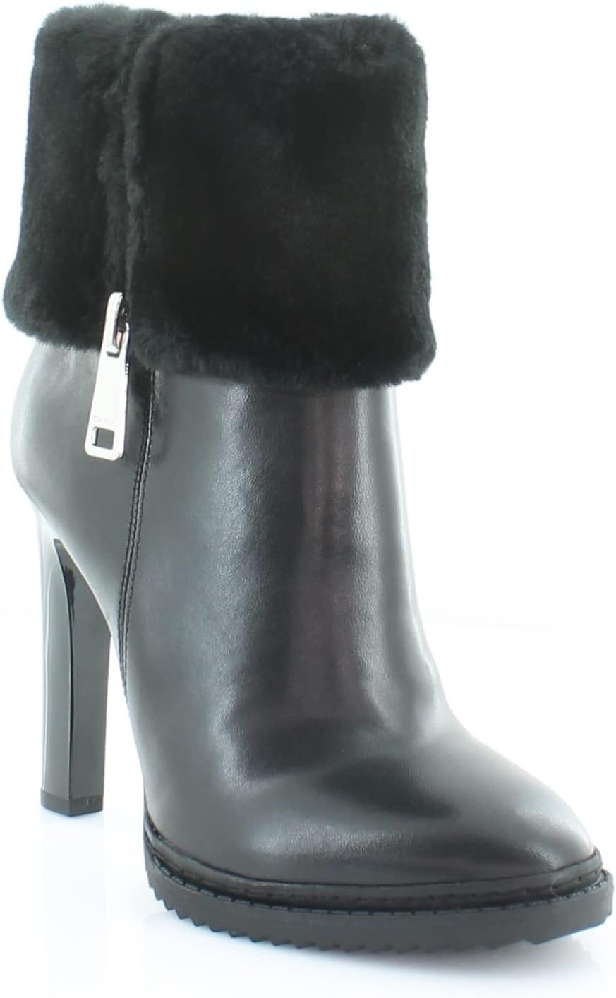 image:imageDKNY Womens High Heel Ankle BootBlack Leather Sonya