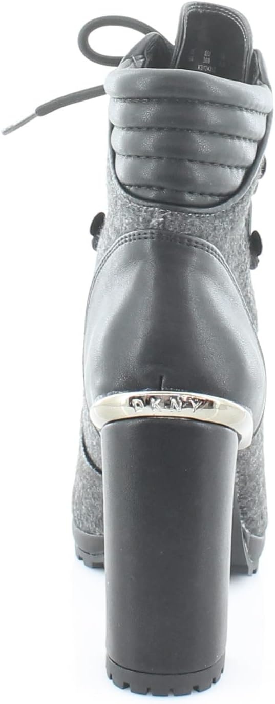 image:imageDKNY Womens High Heel Ankle BootDark GreyBlack Lenni