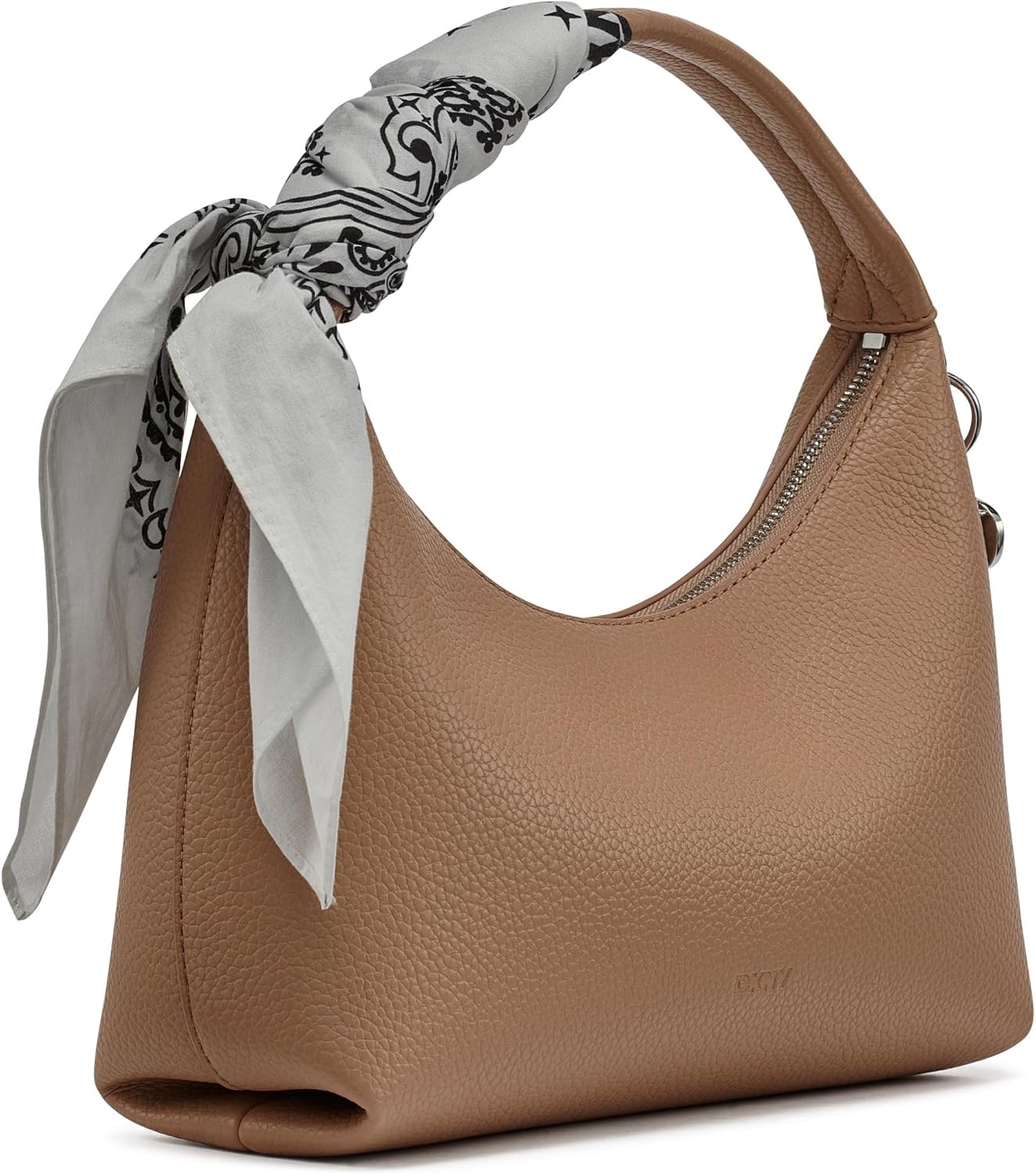 image:imageDKNY Womens Imma Crossbody Bag With Logo Keychain and Tie ScarfCappucino