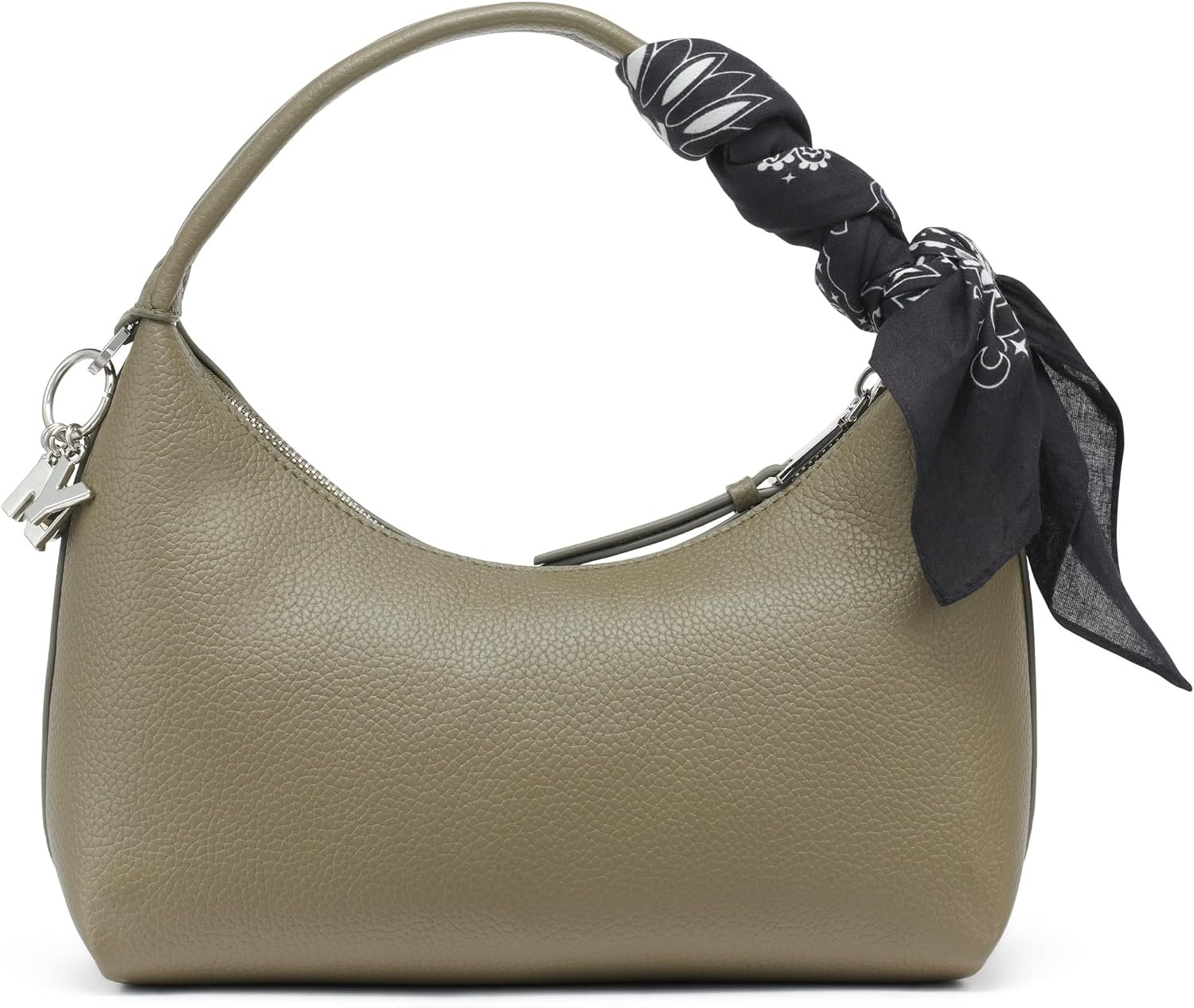 image:imageDKNY Womens Imma Crossbody Bag With Logo Keychain and Tie ScarfUtility Green