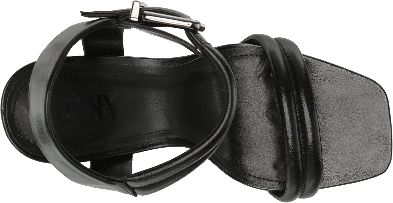 image:imageDKNY Womens Jaysha Evening Platform Dress Heel With Belt Strap DetailBlack