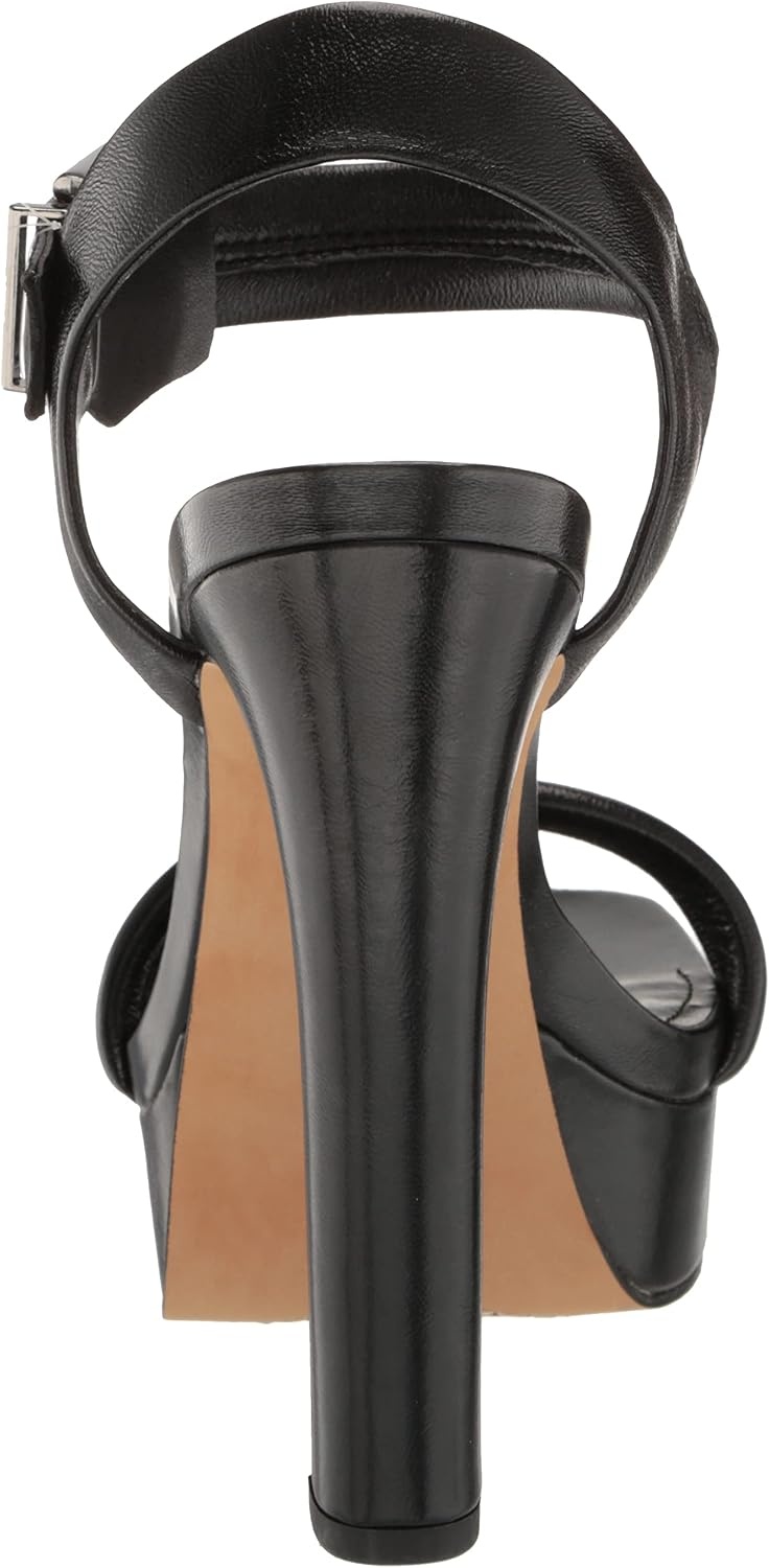 image:imageDKNY Womens Jaysha Evening Platform Dress Heel With Belt Strap DetailBlack